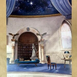 Pottermore Ravenclaw Common Room Limited Print by Atomhawk 18” X 24”